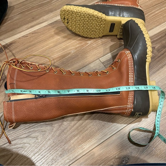 LL Bean women’s tall lined zip up brand boots size 10 winter snow waterproof - Picture 7 of 8